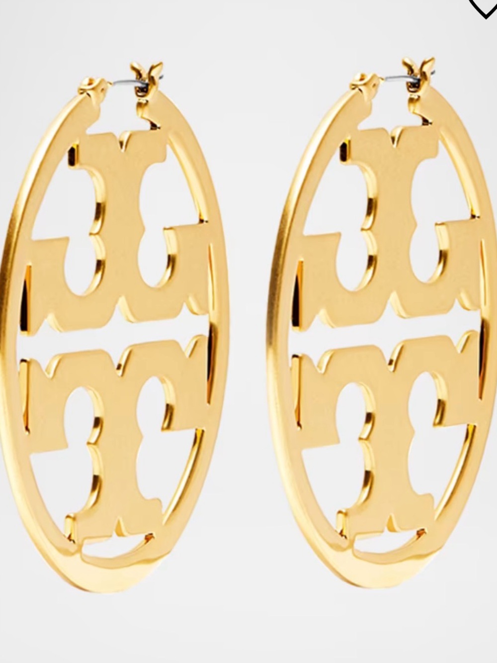 Tory Burch Miller Hoop Earrings - Picture 6 of 6